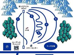 Trail map Ludens Yuzawa