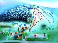 Trail map xPark Františkov – Jindřichov