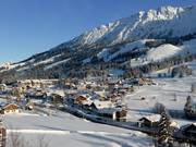 Oberjoch mountain and ski village