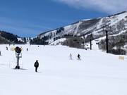 Easy slope at the First Time Express chairlift