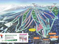 Trail map Appi Kogen