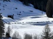 Cross-country skiing in Splügen