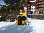 Efficient snow cannon in the ski resort of Kolašin 