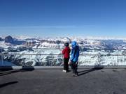 Viewing platform on the Marmolada
