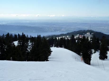 North Shore Mountains: size of the ski resorts – Size Mount Seymour