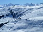 View of the slopes between Hanglalm and Hartkaser
