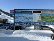 Large information board in Unterwasser