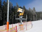 Snowmaking in Lipno