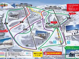 Trail map Kurobushi Kogen Snow Park Jangle Jungle