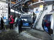 Staff are present during boarding