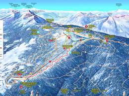 Trail map Vigiljoch (Monte San Vigilio) – Lana