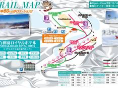 Trail map Shirakabako Royal Hill