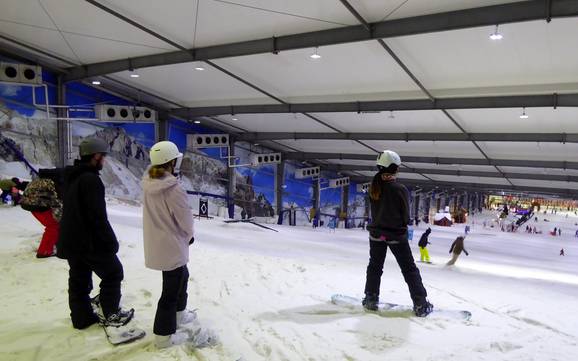 Biggest height difference in the Auckland Region – indoor ski area Snowplanet – Silverdale