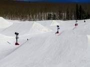 Snow-making in the Terrain Parks