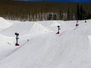 Snowmaking in the Terrain Parks