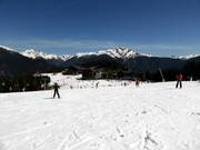 Beginner area in the Pal sector at La Caubella (arrival of the gondola lift from La Massana)