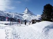 Playground in the Zermatt ski area