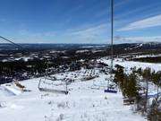 View of the holiday village Idre Fjäll