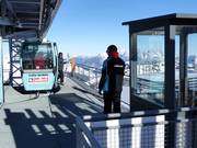 Staff is always present at the exit