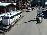 Ski buses in Les Menuires