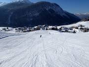 Easy slope at the Rinnerlift in Rinnen