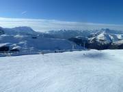 Beginner area in the Crêtes sector