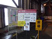 Information at the gondola lift entry