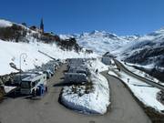 Motorhome parking in Les Menuires