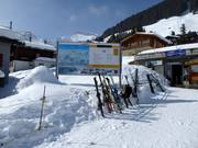 Information board at the Allmendhubel funicular