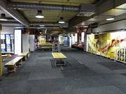 Changing area with lockers