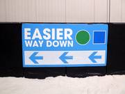 Slope signage in the ski hall Big Snow American Dream