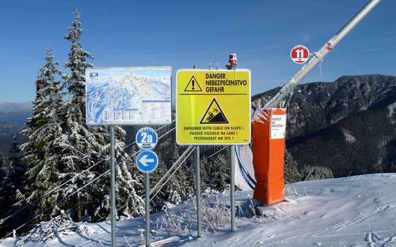 Low Tatras (Nízke Tatry): orientation within ski resorts – Orientation Jasná Nízke Tatry – Chopok