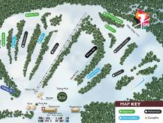 Trail map Christmas Mountain