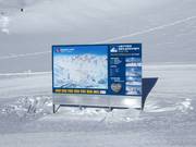 Information board at the mountain station
