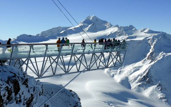 Glacier ski resort in the District of Imst 