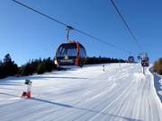 Kreischberg 10-seater gondola lift and perfect slope grooming