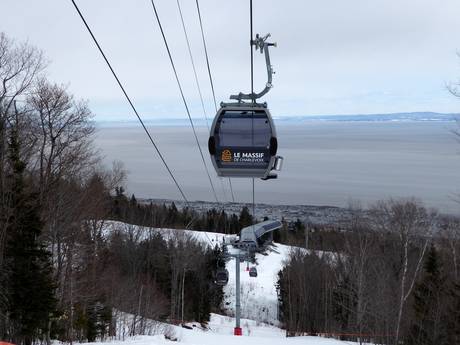 Central Canada: best ski lifts – Lifts/cable cars Le Massif de Charlevoix