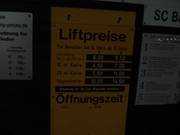 Price tag at the checkout