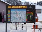 Information board at the Wildhaus valley station