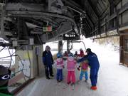 Assistance when boarding the chairlift