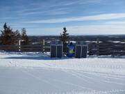 Waste separation in the Kläppen ski area