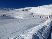 Practice area of the ski school