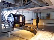 Staff is present at the gondola lift.