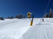 High-performance snow cannon in the Kopaonik ski resort