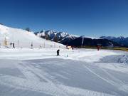 Practice area of the ski school