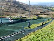 The dry slope of Pendle Ski Club