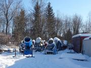 Snow cannons at Åslia Skisenter