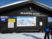 Slope map at the valley station