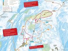 Trail map Feldis