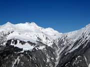 View from Garfrescha to the Hochjoch area of the ski resort